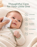 Momcozy Baby Wipes, Unscented & Hypoallergenic, Gentle for Sensitive Skin