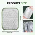 Multipurpose Wire Dishwashing Cloth, 2025 Upgraded Double-Sided Cleaning Cloth, Silver Stainless Steel Cloth and Multi-Layer Cotton Thread, Metal Scrubbing Pads Sponge Cloths for Home Kitchen (5)