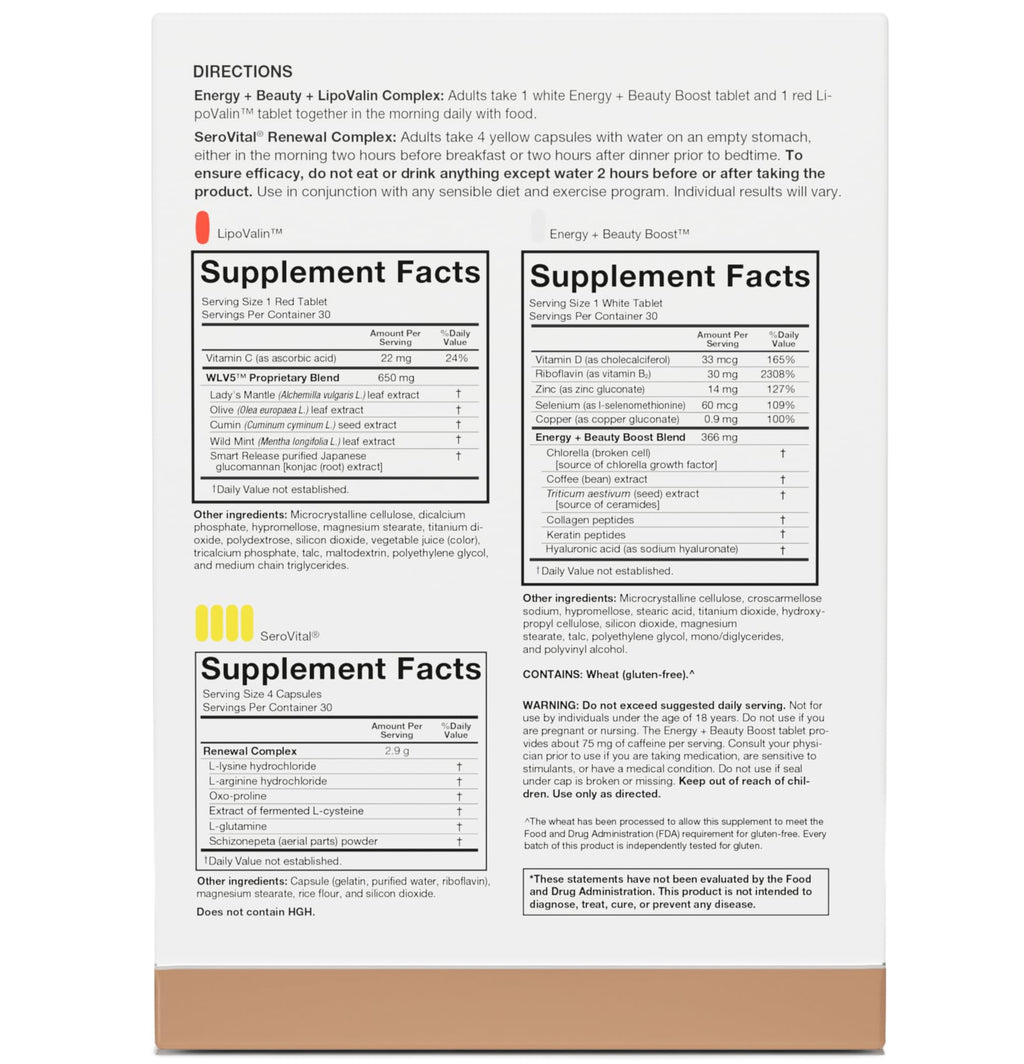 Serovital Advanced for Women Supplement - Skin Benefits, Energy, and Sleep - 30 Day Supply