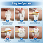 10 pcs Foley Catheter Stabilization Devices,Sterile Individually Packaged,Self-High Adhesive Catheter Supplies for Single/DoubleTube Holder,Catheter Holder