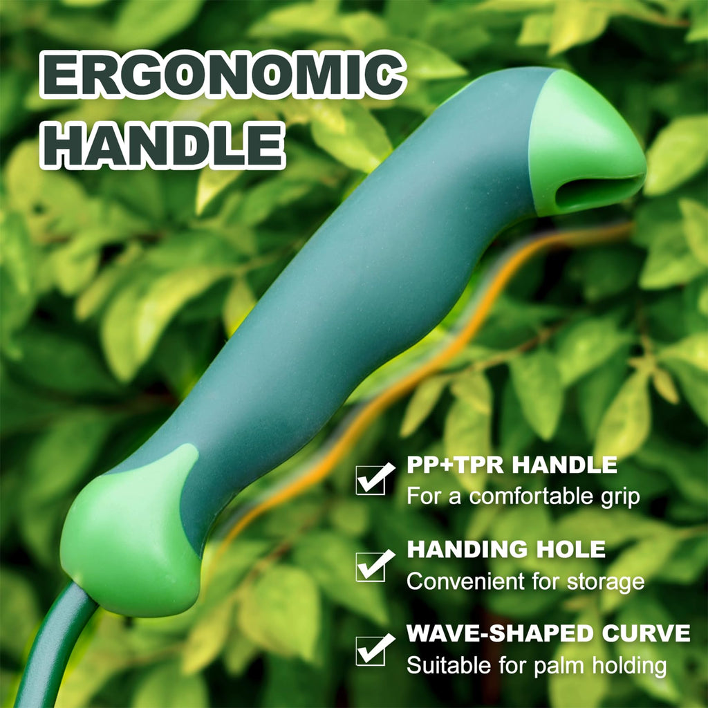 Owlett Japanese Weeding Sickle, Garden Hand Hoe Sickle Hoe with Ergonomic Rubber Handle, High-Hardness Carbon Steel Manual Weeder Tool for Weeding Cultivating Trenching Soil Loosening