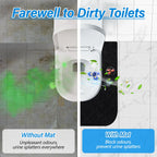 4 Pack Toilet Mats,Upgrade Toilet Floor Protector from Urine