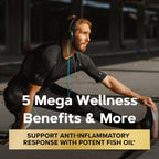 GNC Mega Men Energy & Metabolism Vitapak Program V2 for Men- All-in-One Men's Multivitamin Pack- Whole Body Wellness- Fish Oil, Ashwagandha, Clinically-Backed Thermogenic- High-Potency- 1 Month Supply