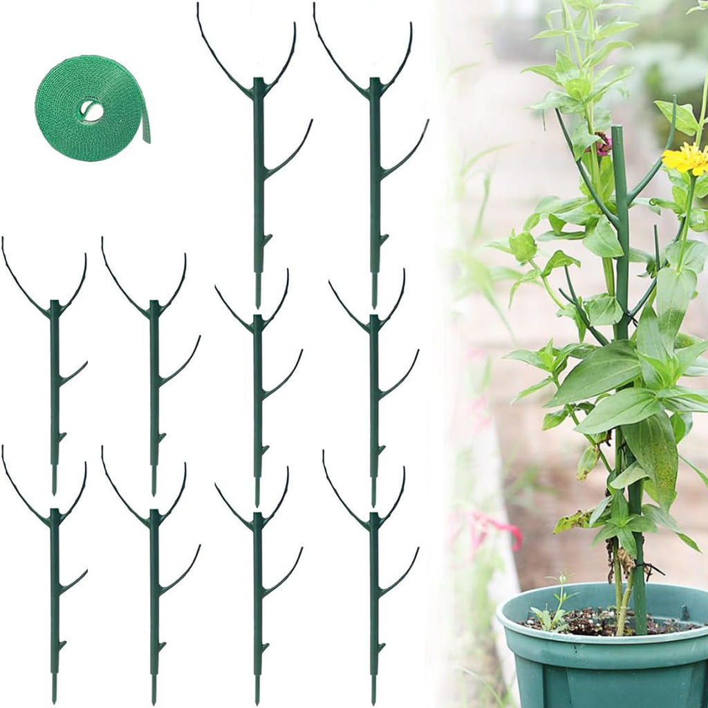 Upgrade Stackable Monstera Plant Support,2026 New Durable Garden Plant Support Stakes for Indoor Outdoor Potted Plants,Garden Accessories Plant Sticks for Vine Training Stem Stabilization (5, Green)