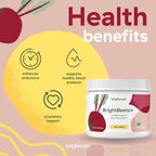 Brightcore Nutrition - BrightBeets Beet Powder, Red Apple Flavor, 150 Grams, 30 Servings