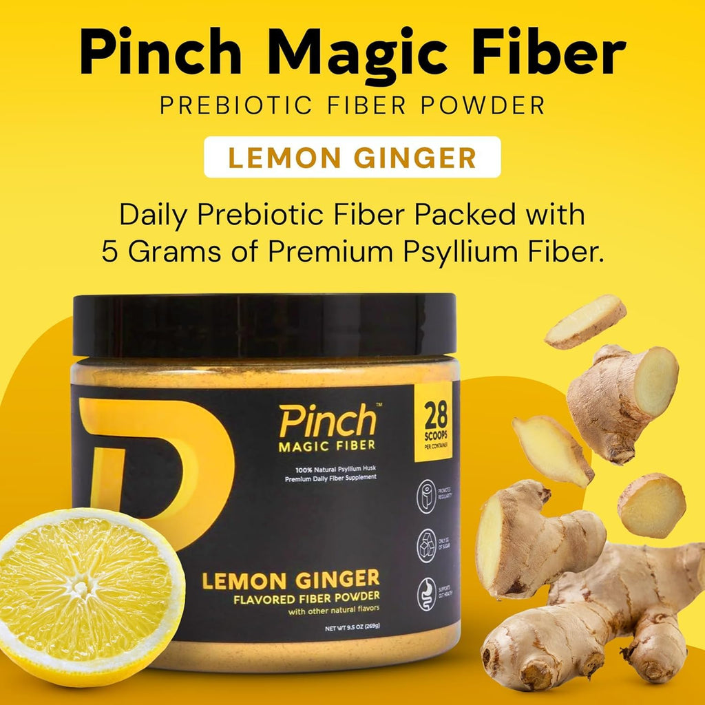 Pinch Magic Fiber - Lemon Ginger 2-Pack