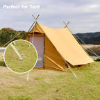 AAGUT Metal Tent Stakes Heavy Duty 9 Inch, Anti-Rust Yard Pegs for Camping