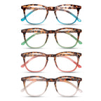 Dolarosey Reading Glasses For Women, Spring Hinge Anti Eyestrain Readers, Fashion Pattern Print Eyeglasses,Cheaters (2.5)