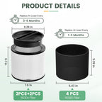 90304 Replacement Filter Kit Compatible with Shop Vac Cartridge Filter 90350 90304 90333 90585, Fits Most 5 Gallon and above Wet Dry Vacuum Cleaner (2+2+4+1)