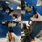 PLATATO Push to Connect Fittings Disconnect Tool Air Line Removal Tool for 3/8”, 1/2” (10-12mm) Pneumatic Air Hose Quick Connect Fittings Quick Release Pliers