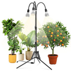 SANSI 90W Full Spectrum LED Grow Light Tripod 5000K 660nm Replaceable Bulbs