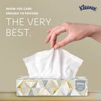 Kleenex® Professional Facial Tissue, Bulk (21606), 2-Ply, White, Flat Facial Tissue Boxes for Business (125 Tissues/Box, 48 Boxes/Case, 6,000 Tissues/Case)