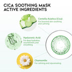 #OOTD Hydrating Soothing Sheet Masks Gift Set for Skincare, Korean Vegan Sheet Mask for Dry, Sensitive Skin, Calming, Smoothing, Brightening, Collagen, Ceramide, Cica, Hyaluronic Acid 30EA