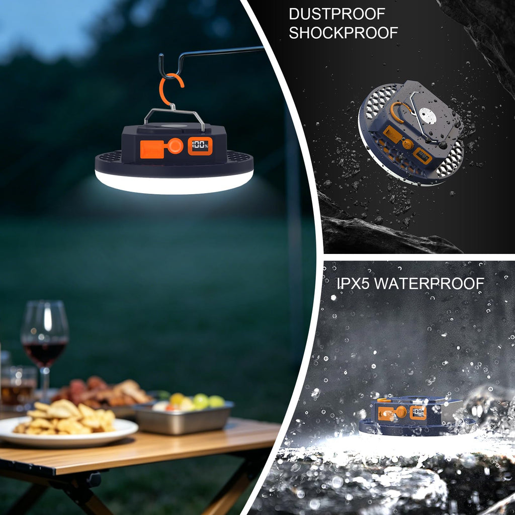 4000LM Flashlight Portable LED Camping Light Tent Lights