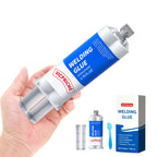 Metal Glue,Heavy Duty Waterproof Epoxy Welding Adhesive,30min Set, 24h Cure