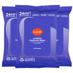 Lume Acidified Deodorant Wipes - 15 ct, 3 pk (Soft Powder)