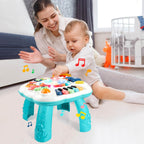 BACCOW Baby & Toddler Toys, Baby Activity Center 6 to 12-18 Month Old, Learning Musical Table Toys for 1 2 3 Year Old Boys Girls Gifts