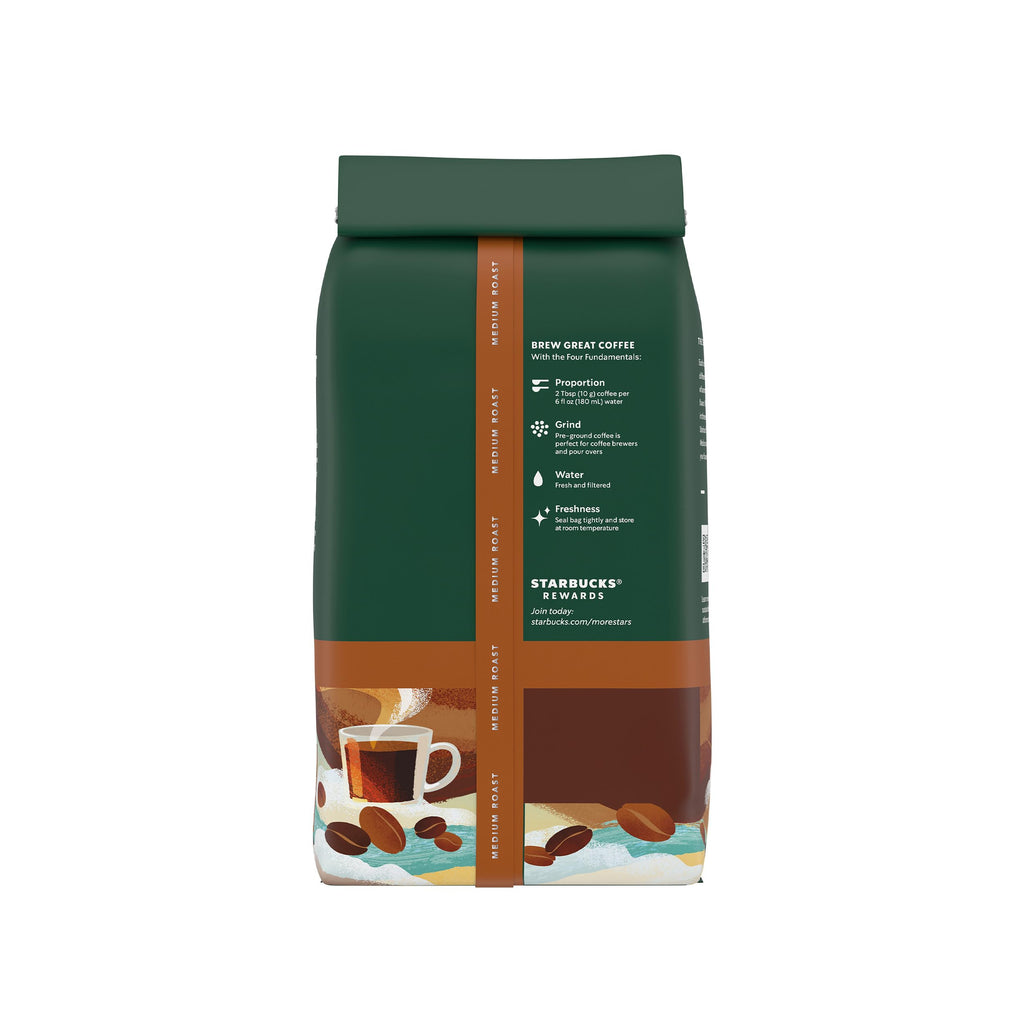 Starbucks Ground Coffee, Breakfast Blend, 28 oz