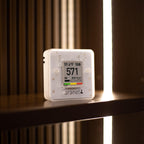 SAF Aranet4 Home: Smart Indoor Air Quality Monitor - CO2, Temperature, Humidity, Portable & Battery-Powered, E-Ink Screen, Free App Integration