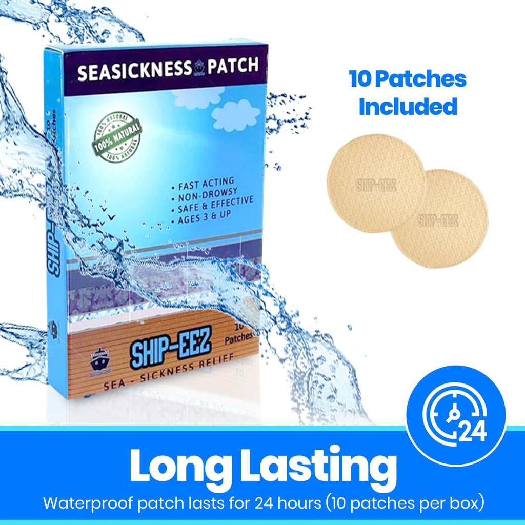 SAILPAK Ship-EEZ Sea Sickness Patch for Cruisers