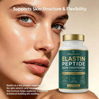 Claranova Labs Elastin Peptides Skin Tightening Formula - Marine Protein Complex, Daily Nutritional Support for Skin 60 Count (1pcs, 1)