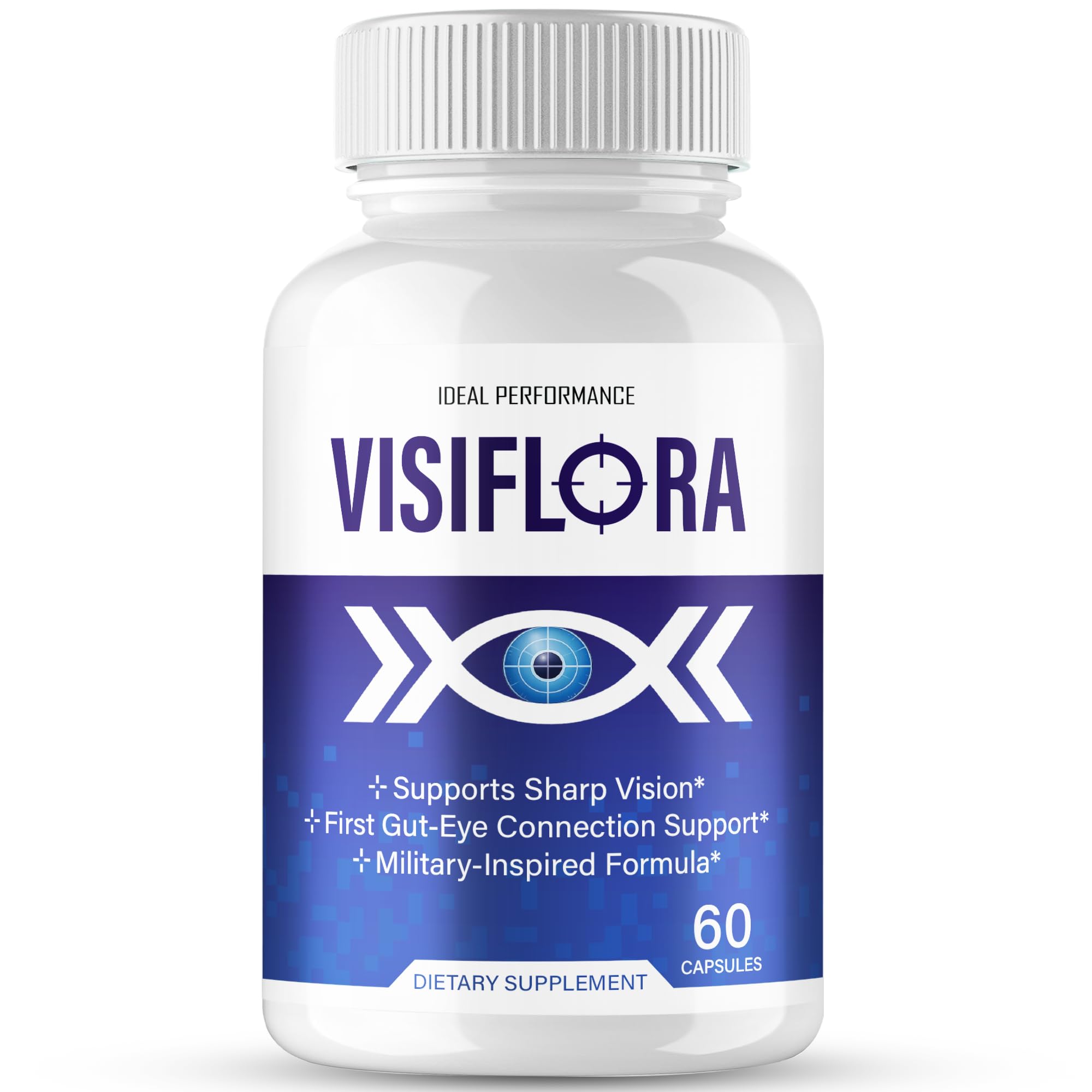 VisiFlora Capsules, Official VisiFlora Health Supplement Pills - Maximum Strength, All Natural Visual Wellness & Crystal Clear View, Premium Visi Flora Advanced Eye Support Reviews (60 Capsules)