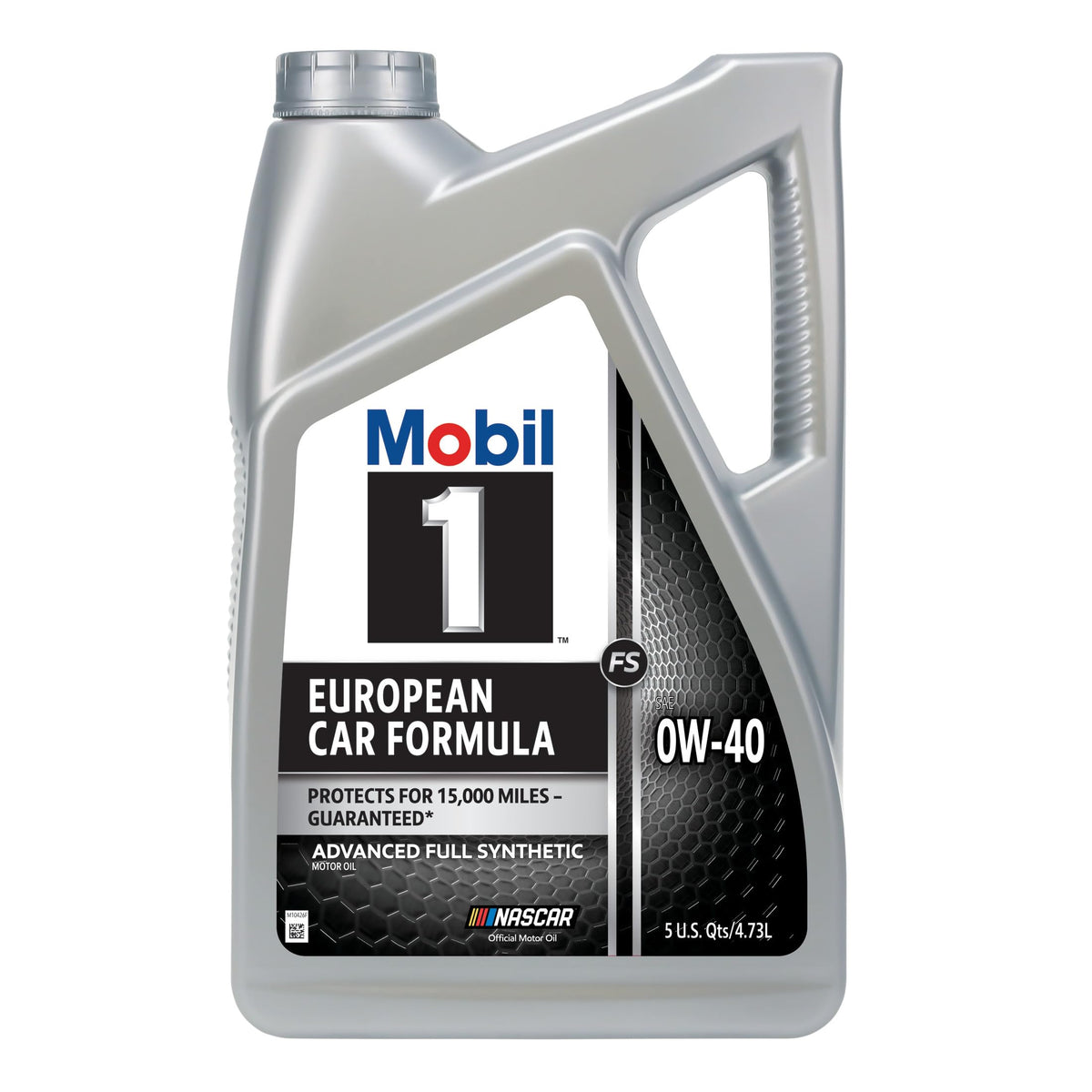 Mobil 1 FS European Car Formula Full Synthetic Motor Oil 0W-40, 5 Quart