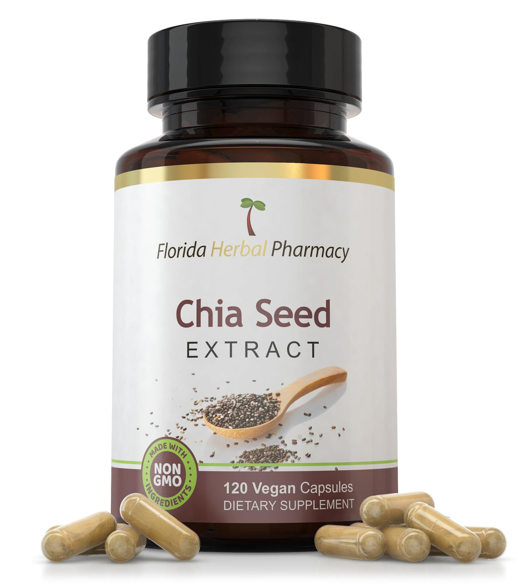 Chia Seed Extract Supplement Capsules 10:1 (120 Capsules)