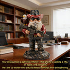 Tabletop-4.8in,Gnomes,Military Gnome,Gnome Gifts,Garden Gnome,Gifts for Men