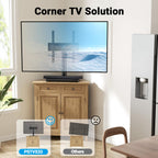 PERLESMITH Universal Swivel TV Stand Base for 24-60 inch TVs up to 99lbs