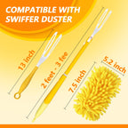 Yicotira 8 Pack Reusable Duster Refill Compatible with Swiffer Hand Duster - 360 Heavy Duty Dusters Refills - Microfiber Ceiling Fan Duster for Swiffer Dusters Extended Handle (Handle is Not Included)