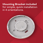 Kidde Smoke & Carbon Monoxide Detector, AA Battery Powered, Voice Alerts, LED Warning Light Indicators