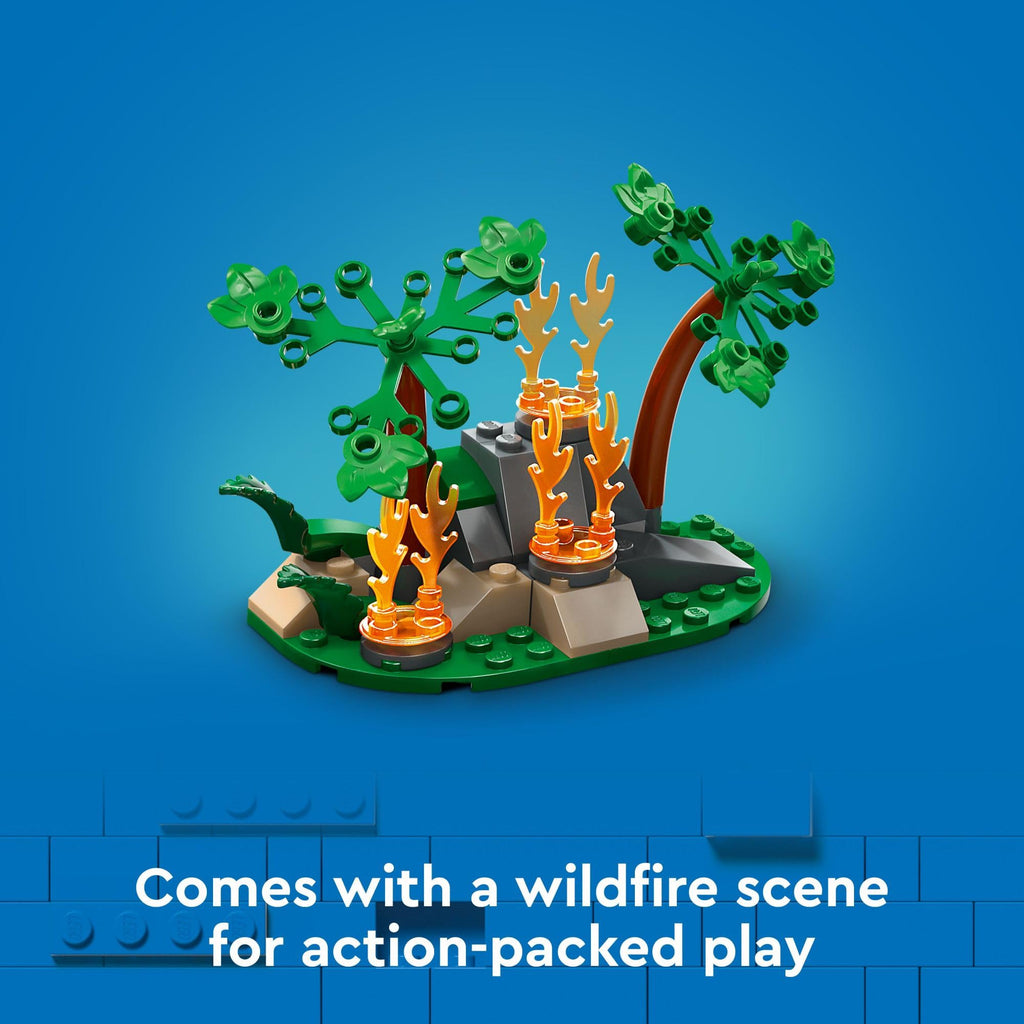 LEGO City Fire Rescue Plane Toy - Building Blocks Playset for Boys & Girls, Ages 6+ - Pretend Play for Role Play for Kids - Gift for Birthdays - 60413