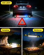 Magnetic Work Light, 5200mAh Rechargeable LED Work Light Bar, 3000 Lumens Bright Under-Hood Mechanic Light for Car Repairing/Inspection/Garage/Workshop/Emergency (1 Pack, Black-Yellow)