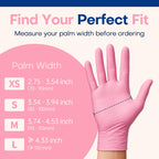 Supmedic Medical Nitrile Exam Gloves Latex & Powder-Free Disposable, 100 S