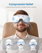 RENPHO Fathers Day Dad Gifts, Eye Massager with Heat, FSA Eligible HSA, Eye Mask for Head Tension, Birthday Gifts for Men Women Mom Husband, Sleep Mask for Eye Strain and Dry Eyes, Eyeris 1