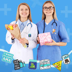 Giegxin 40 Pcs Funny Nurse Enamel Pins Nursing Medical Brooches for Backpacks Cute Novel Lapel Pins Bulk Humorous Nurse Badge Accessories for Paramedic Registered Doctor Healthcare Medical Gift