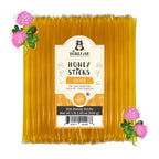 The Honey Jar Plain Honey Sticks - Pure Honey Straws For Tea, Coffee, or a Healthy Treat - One Teaspoon of Flavored Honey Per Stick - Made In The USA with Real Honey - (100 Count)