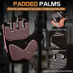 Sunnex Gym Gloves - Fingerless, Breathable Workout Gloves for Weightlifting, Sports Training