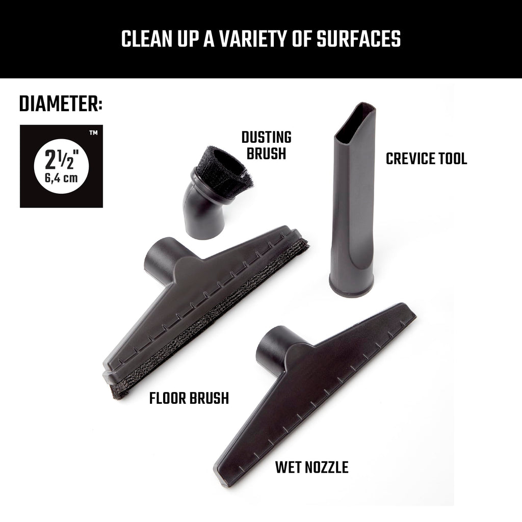 CRAFTSMAN CMXZVBE38802 2-1/2 in. Wet Dry Shop Vacuum Attachment Kit