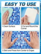 Aulock High-Viscosity Clear TPU Pool Patch Repair Kit - Underwater Patching, Self-Adhesive Pool Liner Patch for In-ground & Above Ground Pools, Inflatable Hot Tubs & Floats, 4in W x 9.8ft L