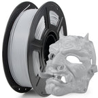 iSANMATE Rapid PLA Filament 1.75mm, Grey 3D Printer Filament, Fast Printing Speed PLA, Dimensional Accuracy ±0.02mm, 1kg/Spool