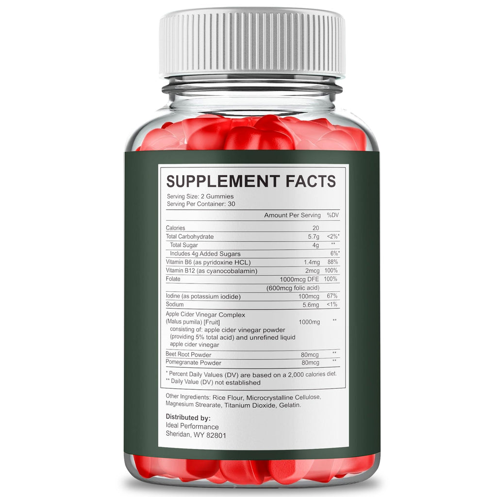 IDEAL PERFORMANCE Leanzene Gummies, Lean Zene Gummy Reviews (2 Pack)