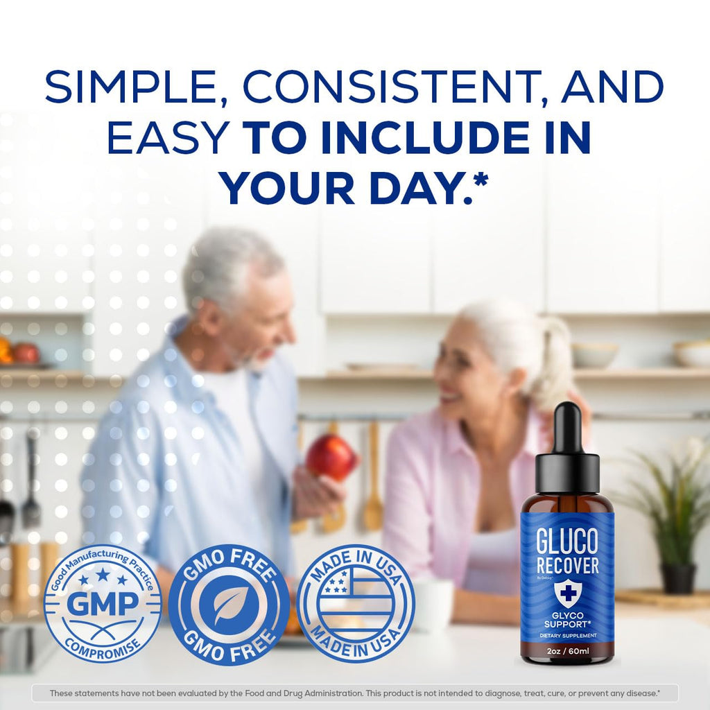 (3 Pack) Gluco Recover Drops - GlucoRecover Liquid Premium Support Advanced Formula All Natural Maximum Strength Daily Drop Vitamin for Overall Health & Wellness Reviews, 3 Bottles for 3 Months