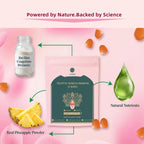 Women's Probiotic Gummies – Feminine pH Balance Probiotics Gummies & Vaginal Flora Support – Digestive Health – Vegan, Gluten-Free – Hawaiian Pineapple Gummy – 60 Count (30 Servings)（P1）