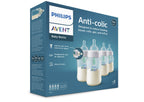 Philips Avent Anti-Colic Baby Bottle with AirFree Vent, Medium Flow, 9 oz