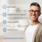 Vitamin World Phosphatidylserine 300mg, 50% Standardized, with DHA & Ginkgo Biloba, Supports Brain Health, Cognitive Function, Memory & Focus, Neuroclear Gold Made with Non-GMO Soy, 90 Softgels