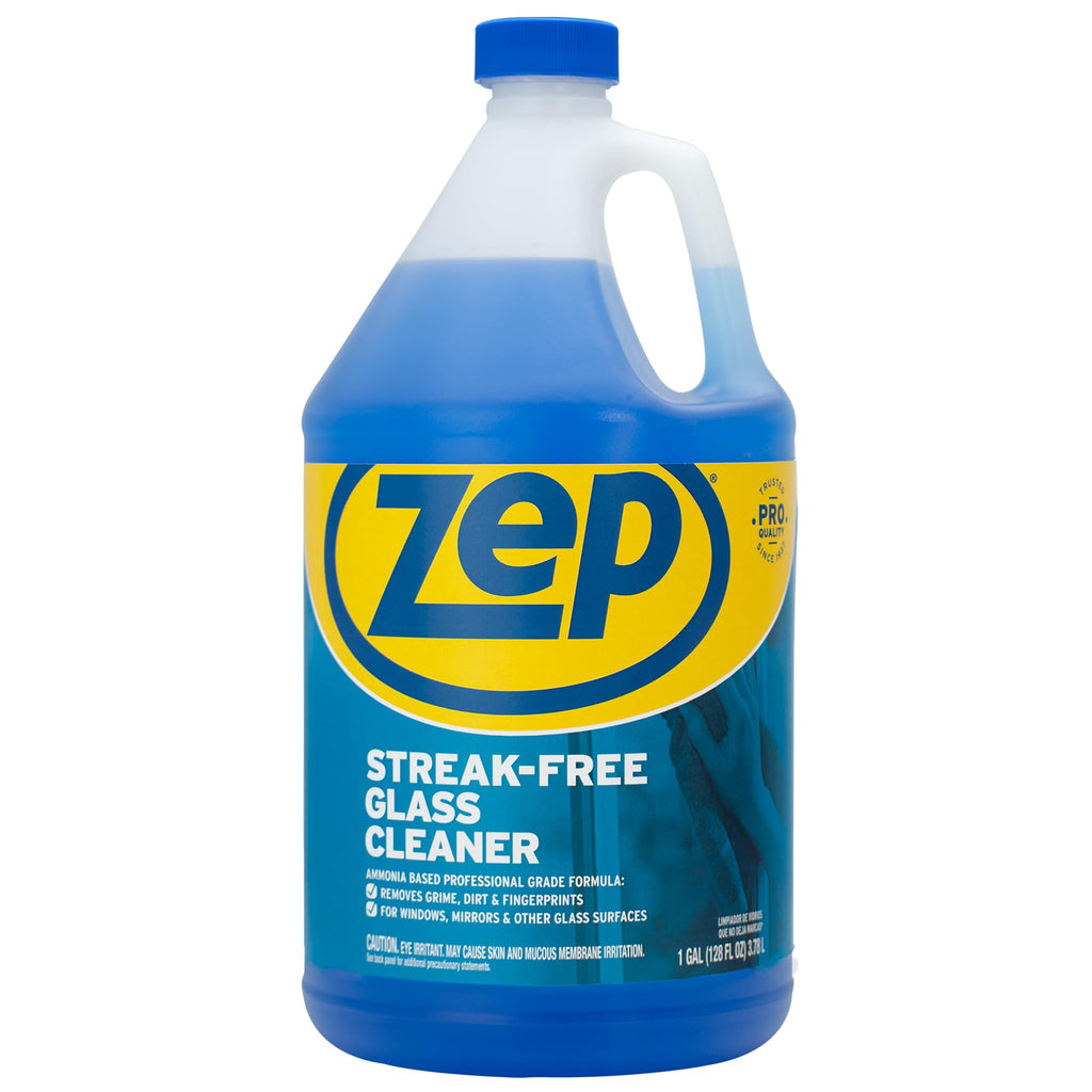 Zep Streak-Free Glass Cleaner - 1 Gallon - (Case of 2)