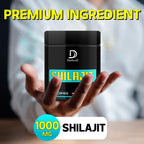 DEDICAD 1000Mg Shilajit Capsules - 180 Counts - Shilajit Supplement for Body Balance, Heart, Brain & Immune Health Support - Contains Natural Fulvic, Humic Acid & 85 Others