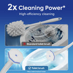 Clorytom 50 Count Toilet Wand Refills for Clorox, Premium Toilet Cleaner Refill Pads, Replacement Brush Heads Compatible With Most Toilet Wand Refill System, No Falling Apart, Fresh Fragrance